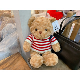 สินค้าพร้อมส่งจากไทย🧸 หมีเสื้อไหมพรมขนาด50cm