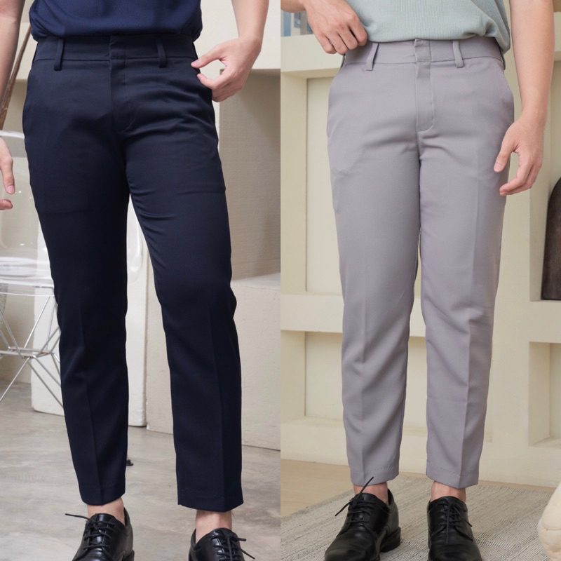 new-in-chalie-boy-cropped-pants-กางเกงขาเต่อ-ขา-5-ส่วน-เก็บสะโพก-เก็บต้นขา-ช่วยให้ขาแลดูยาวขึ้น-ใส่สบาย