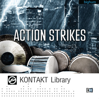 KONTAKT Action Stirkes CINEMATIC ORCHESTRAL PERCUSSION  Library เสียงกลองแนวระทึกใจ CUBASE DAW
