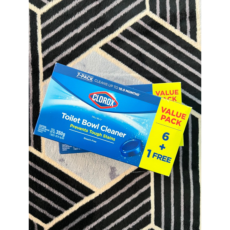 พร้อมส่ง-clorox-ก้อนทำความสะอาดชักโครกสีฟ้าสูตรแถบเหลือง