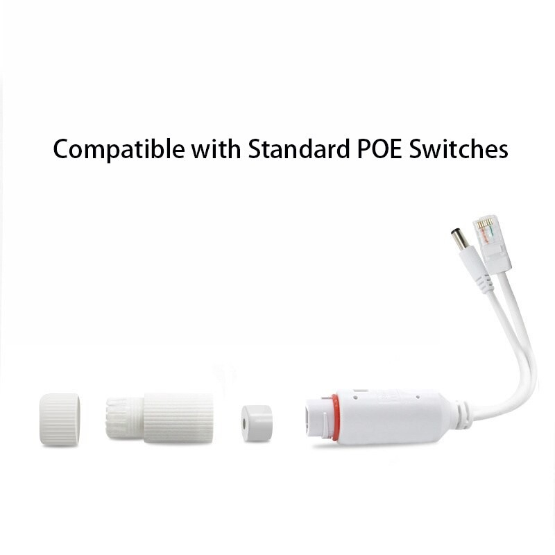 passive-poe-injector-splitter-ฝากไฟไปกับสายแลน-48v-to-12v-poe-splitter-กันน้ำ-power-over-ethernet-กล้องวงจรปิด-เราเตอร์