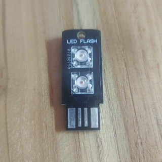 ไฟกระพริบฉุกเฉิน สีแดงเห็นได้ไกล กระพริบ 5 รูปแบบ led flash USB 5V