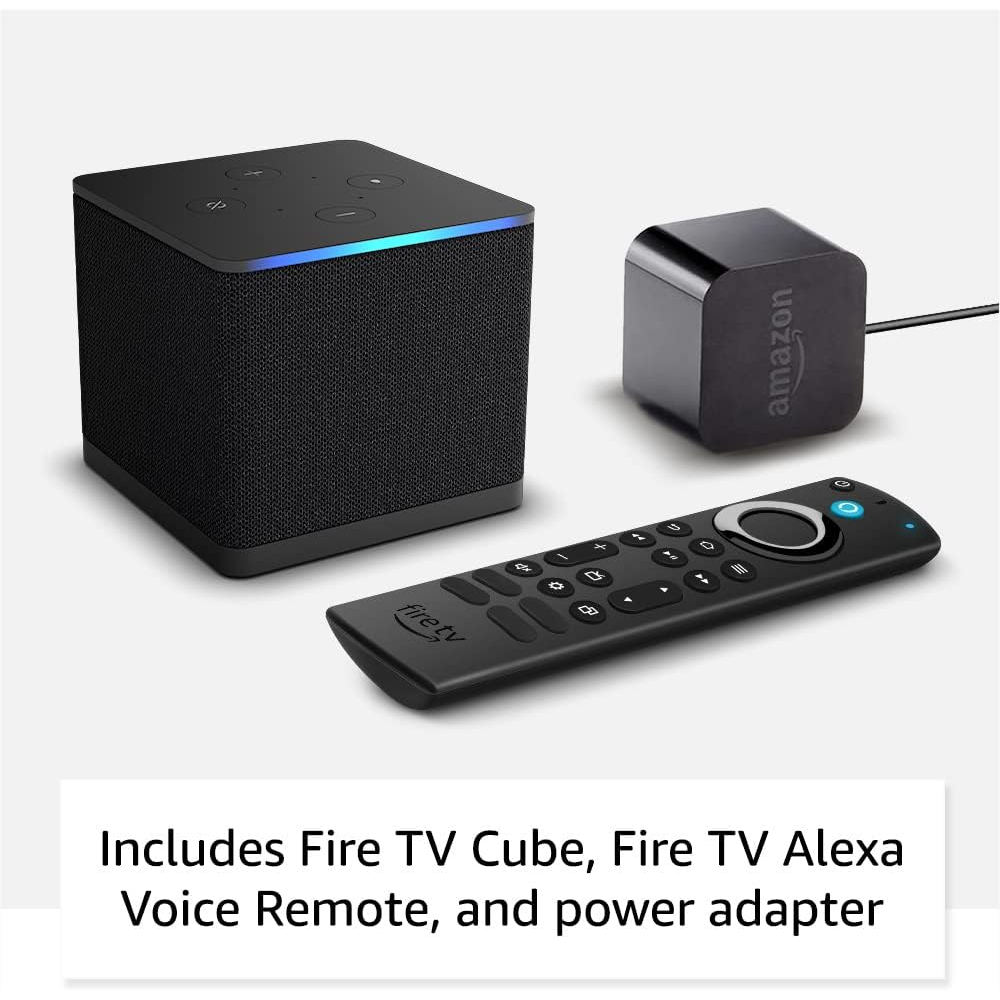 Amazon Fire TV Cube (3rd Gen) , Hands-free streaming device with