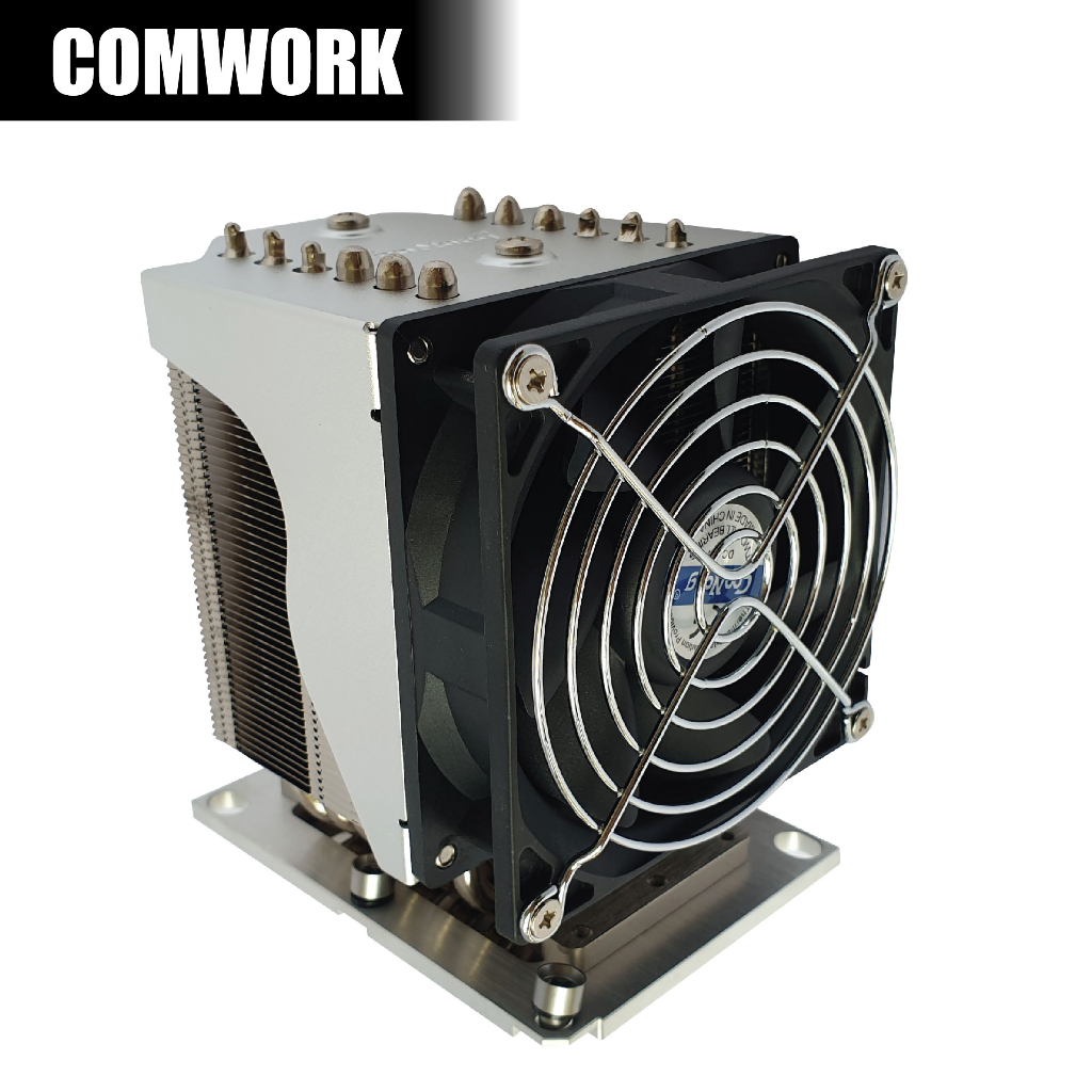 พัดลม ซีพียู 4U SERVER Intel LGA 3647 Socket P NARROW SQUARE FAN CPU ...