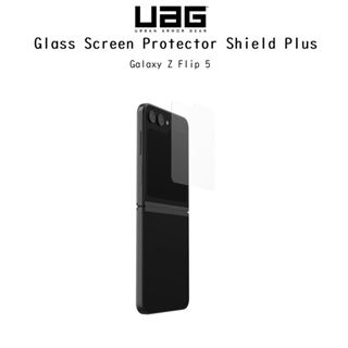 Uag Glass Screen Protector Shield Plus กระจกใสกันรอยหน้าจอด้านนอกแบบเต็มจอเกรดพรีเมี่ยม ฟิล์มสำหรับ Galaxy Z Flip5