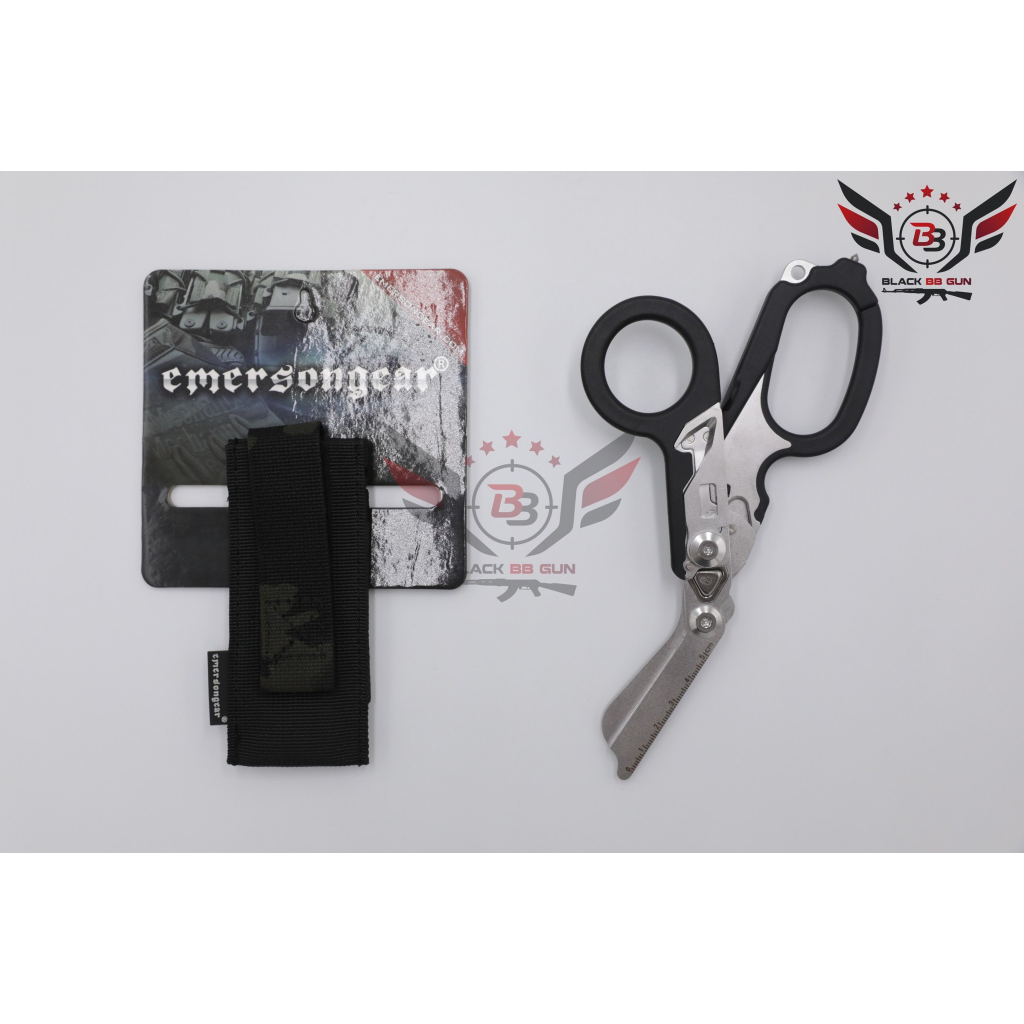 ซองใส่กรรไกรแพทย์สนาม-ยี่ห้อ-emerson-กรรไกรแพทย์สนาม-ทรง-lm-raptor-tactical-edc-scissor-pouch-paramedic-scissors