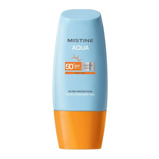 Mistine Aqua Base Ultra Protection Matte&amp;Light Facial Sunscreen  Pro Spf50+ Pa++++  40 Ml มิสทิน อะควา เบส อัลตรา โพนเทคชั่น แมท แอนด์ ไลท์ เฟเชี่ยล ซันสกรีน โปร พีเอ++++  40 มล