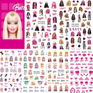 [ Barbie sticker ] สติกเกอร์ติดเล็บลายบาร์บี้ 2023