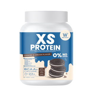 [โปรตีนคุมหิว] WINK WHITE XS PROTEIN COOKIE &amp; CREAM คุกกี้แอนด์ครีม ช่วยคุมหิวอิ่มนานขึ้น สร้างกล้ามเนื้อ ลีนหุ่น