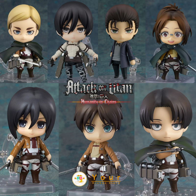 Nendoroid Attack On Titan GSC Eren Yeager Mikasa Levi Ackerman Erwin 