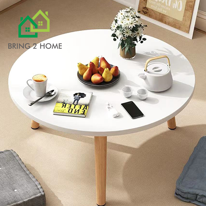 bring-2-home-โต๊ะกลมนั่งพื้น-โต๊ะญี่ปุ่น-ทรงเตี้ยขนาดเล็ก-สไตล์มินิมอลสุดๆ