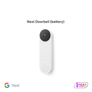 (ประกัน 1ปี) กริ่งประตูไร้สาย Google Nest Doorbell (Battery)