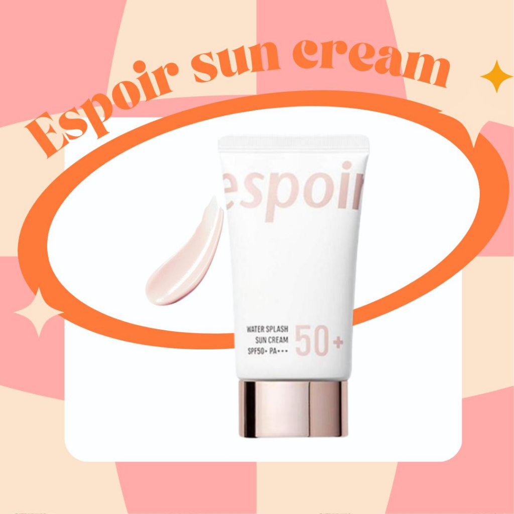 ESPOIR Water Splash Sun Cream SPF50+PA+++ Shopee Thailand