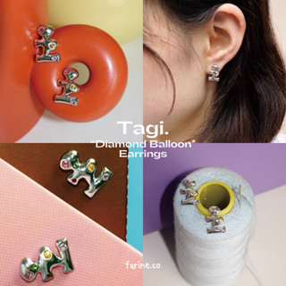 (PRE-ORDER) Tagi. Diamond balloon Earrings