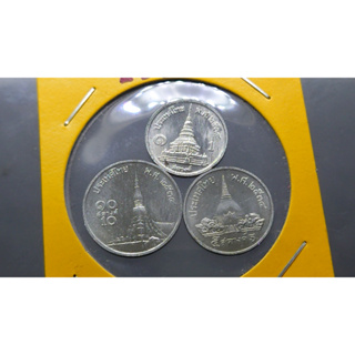 เหรียญหมุนเวียนอลูมีเนียม 1-5-10 สตางค์ ปี 2534 ไม่ผ่านใช้