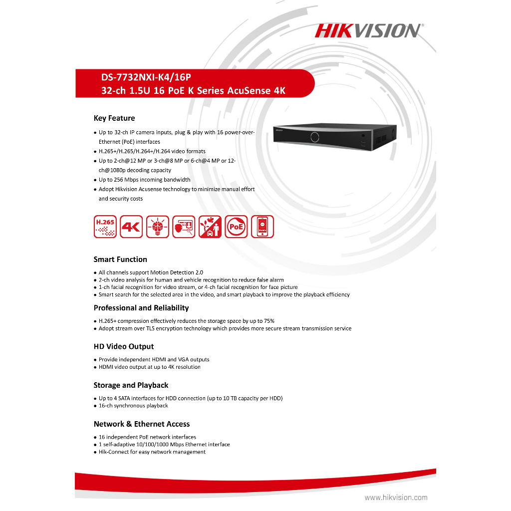 hikvision-เครื่องบันทึกกล้องวงรปิดระบบ-ip-nvr-ds-7732nxi-k4-16p-32-ch-มี-poe-16-ช่อง-by-billion-and-beyond-shop