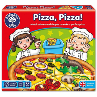 ORCHARD TOYS, Pizza, Pizza! บอร์ดเกมส์เด็ก เสริมทักษะรูปร่าง แยกแยะสี ลิขสิทธิ์แท้ นำเข้าจากอังกฤษ ของเล่นเด็ก 3-7 ปี🇬🇧💯