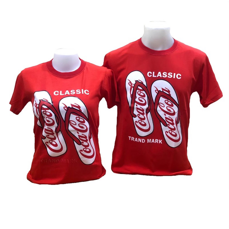 เสื้อโค้ก-เสื้อยืด-cocacola-ผ้าคอตตอน-100