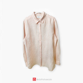 เสื้อเชิ้ต UNIQLO (Linen) แท้💯 (size XL)