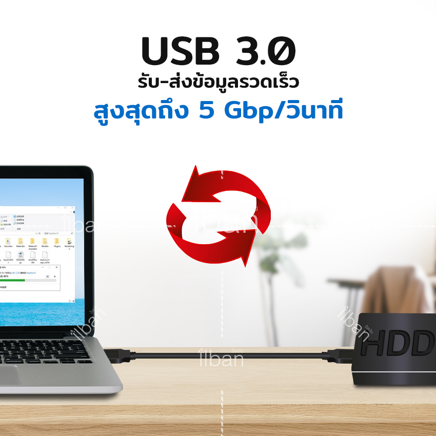 ilban-สายusb-3-0-male-to-male-ยาว-1เมตร-รับ-ส่งข้อมูล-ถ่ายโอนไฟล์-รวดเร็ว-usb-male-to-male-1m-mz8fv