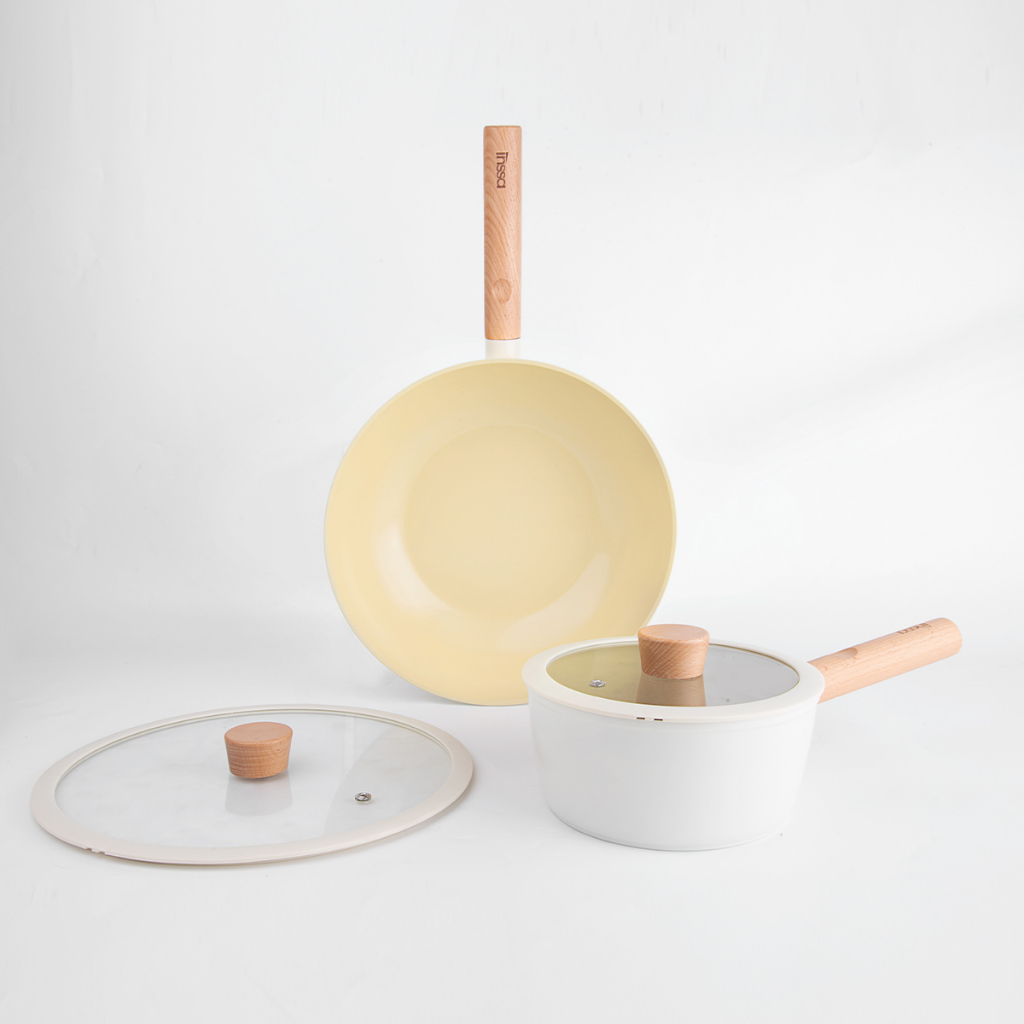Simplus กะทะ หม้อ กระทะ 18/24CM กระทะ/28CM wok/24CM หม้อซุป/18CM หม้อนม ...