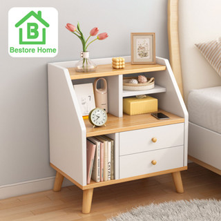 BestoreHome ตู้ข้างเตียง ชั้นวางของ สไตล์มินิมอล เฟอร์นิเจอร์เครื่องใช้ในบ้าน