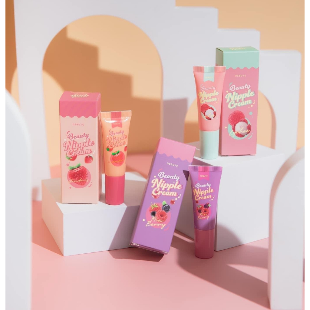 ภาพสินค้าลิปลิ้นจี่ โคริโกะ (ชื่อใหม่เดบิวเต้) Debute Nipple Cream จากร้าน panlann บน Shopee ภาพที่ 4