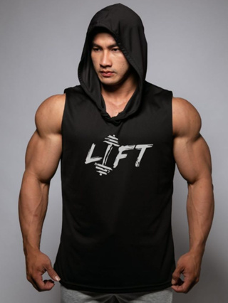 LIFT เสื้อฮู้ดแขนกุด Sleeveless Hoodies