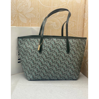 CF342 Coach CITY TOTE WITH SIGNATURE MONOGRAM PRINT