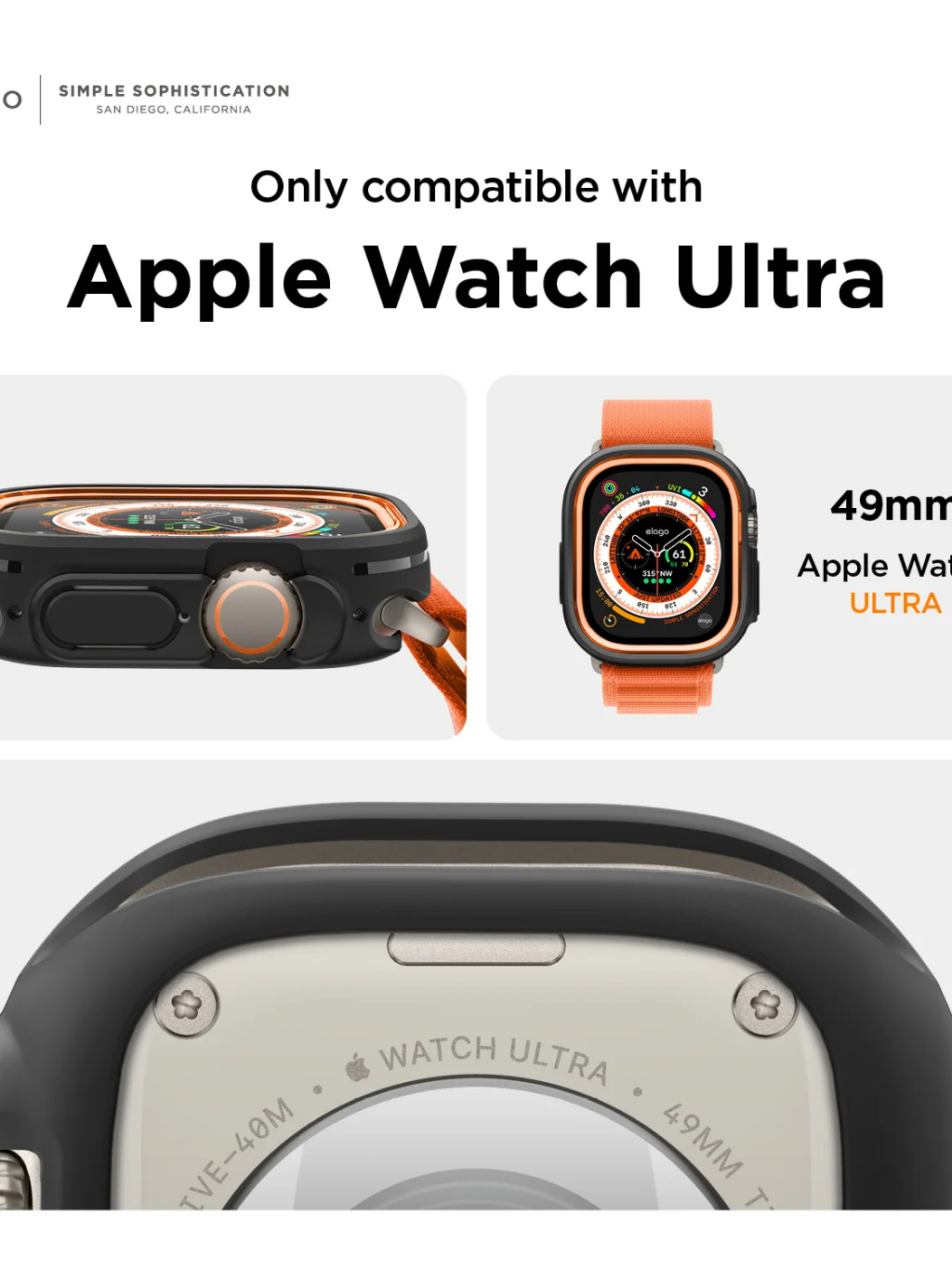 elago-duo-case-for-apple-watch-ultra-2-colors-เคสสำหรับปกป้อง-apple-watch-ultra-โดยเฉพาะ-สินค้าพร้อมส่ง