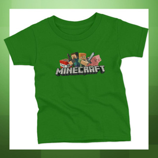 เสื้อเด็ก minecraft เสื้อเกมส์ สำหรับเด็กและผู้ใหญ่ เซท C