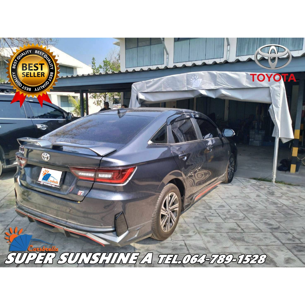 เต๊นท์จอดรถสำเร็จรูป-carsbrella-รุ่น-super-sunshine-a-กว้าง-300-cm-ยาว-600-cm-สูง-215-cm-ป้องกันแสงแดด