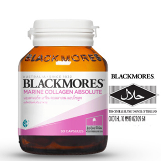 Blackmores Marine Collagen Absolute 30 Capsules  แบลคมอร์ส มารีน คอลลาเจน