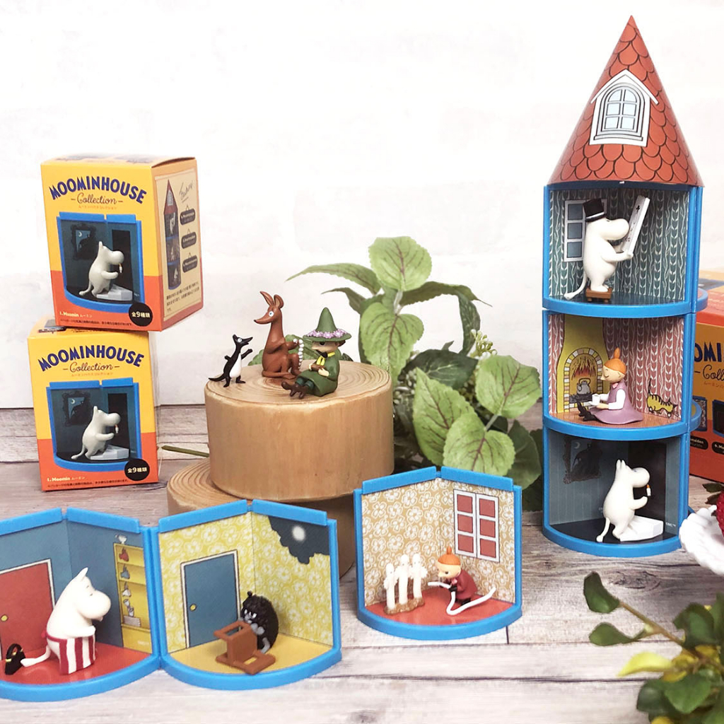 moomin-house-collection-บ้านมูมิน-และเพื่อน-9-ชิ้น-งานสะสมของแท้-งานคาร์แรคเตอร์สไตล์ญี่ปุ่น