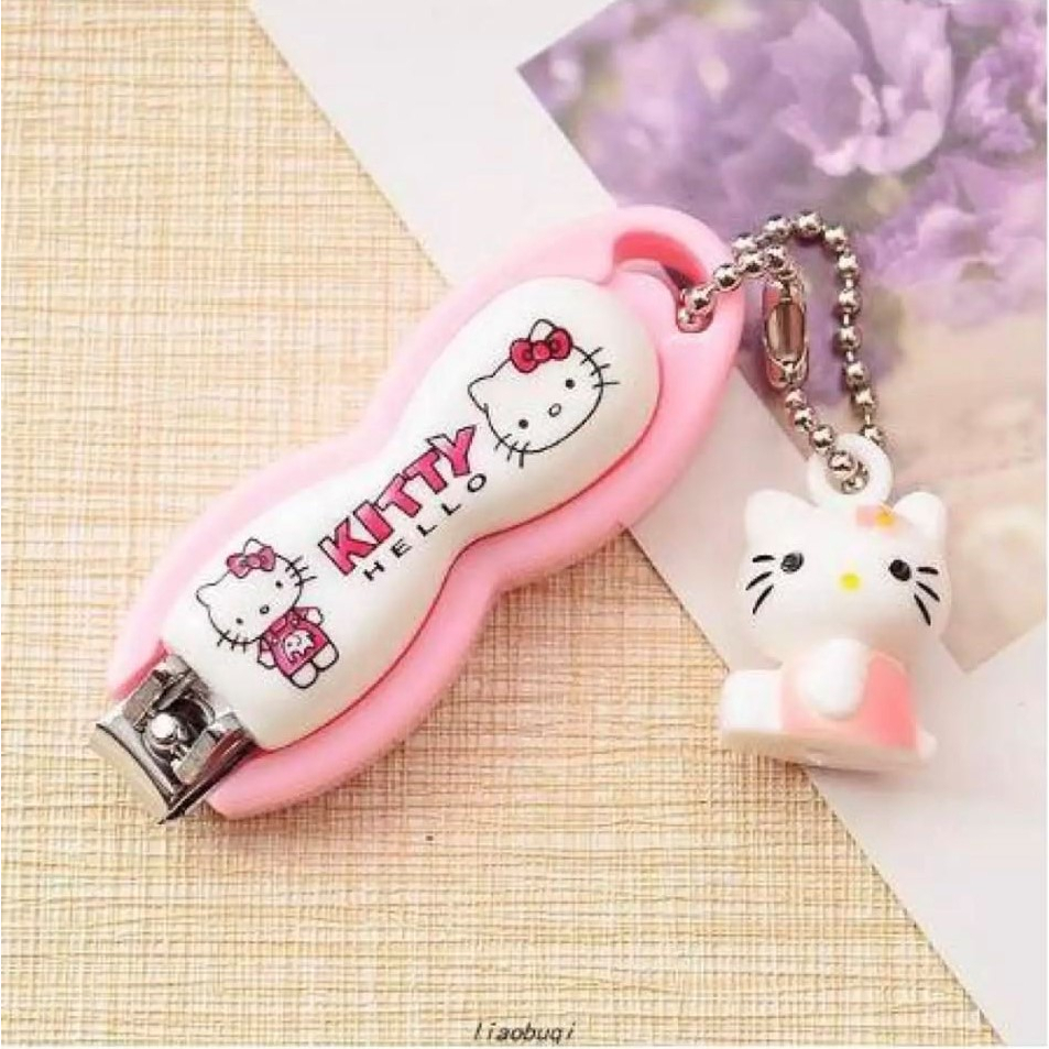 พร้อมส่ง-กรรไกรตัดเล็บ-คิตตี้-โดเรมอน-kitty-bluerubystore