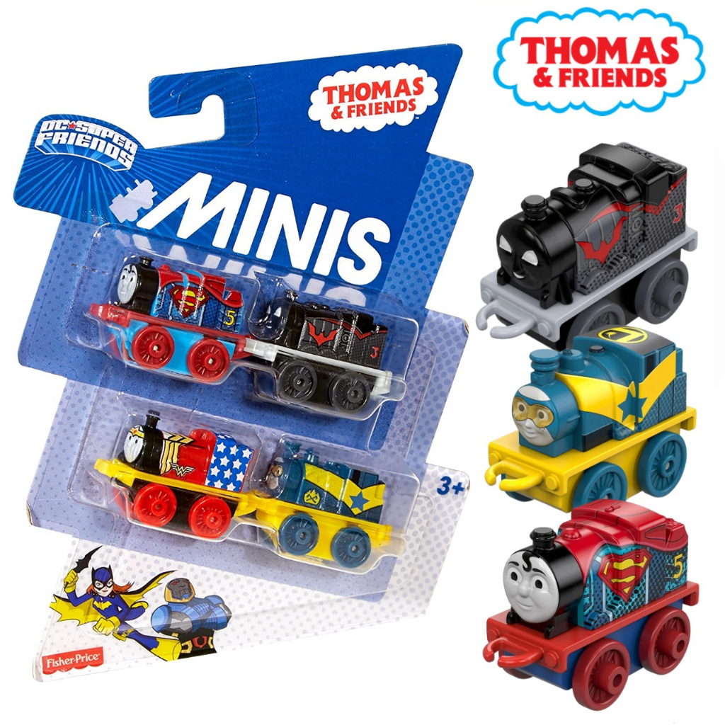 THOMAS FRIENDS MINIS 4 PACKS DC SUPER FRIEND 4