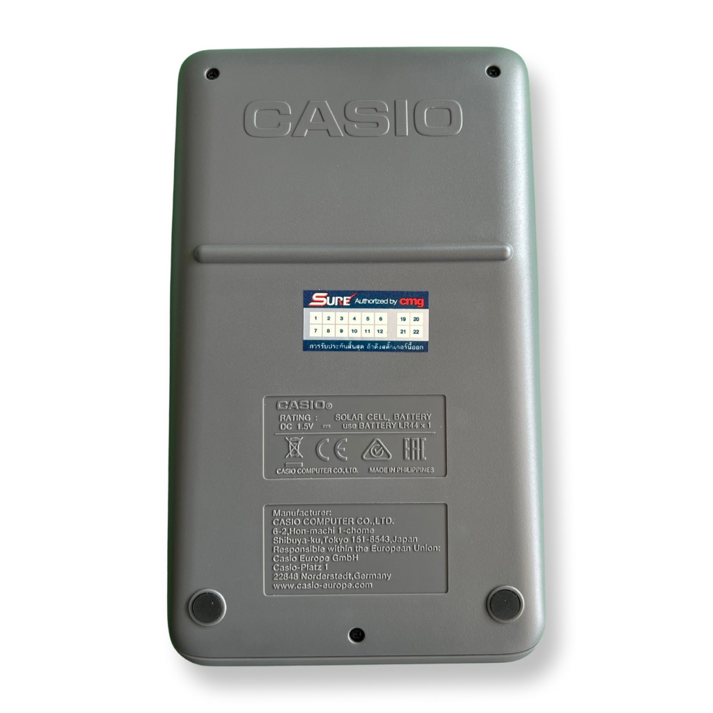 เครื่องคิดเลขคาสิโอ-รุ่น-jf-120fm-สีเทา-casio-calculator