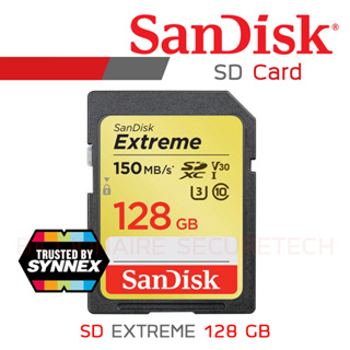 SANDISK SDSDXV5-128G-GNCIN SD Card 128GB Extreme 150MB/S U3 V30 4K UHD