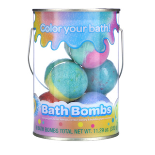 Bath bomb 8 ลูก บาธบอม สำหรับเด็ก ปลอดภัย 100%