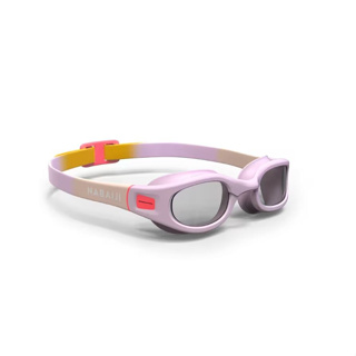 NABAIJI แว่นตาว่ายน้ำชนิดเลนส์ใสรุ่น 100 SOFT ขนาด S สำหรับเด็กวัยรุ่น เด็กโต มีให้เลือก2สี