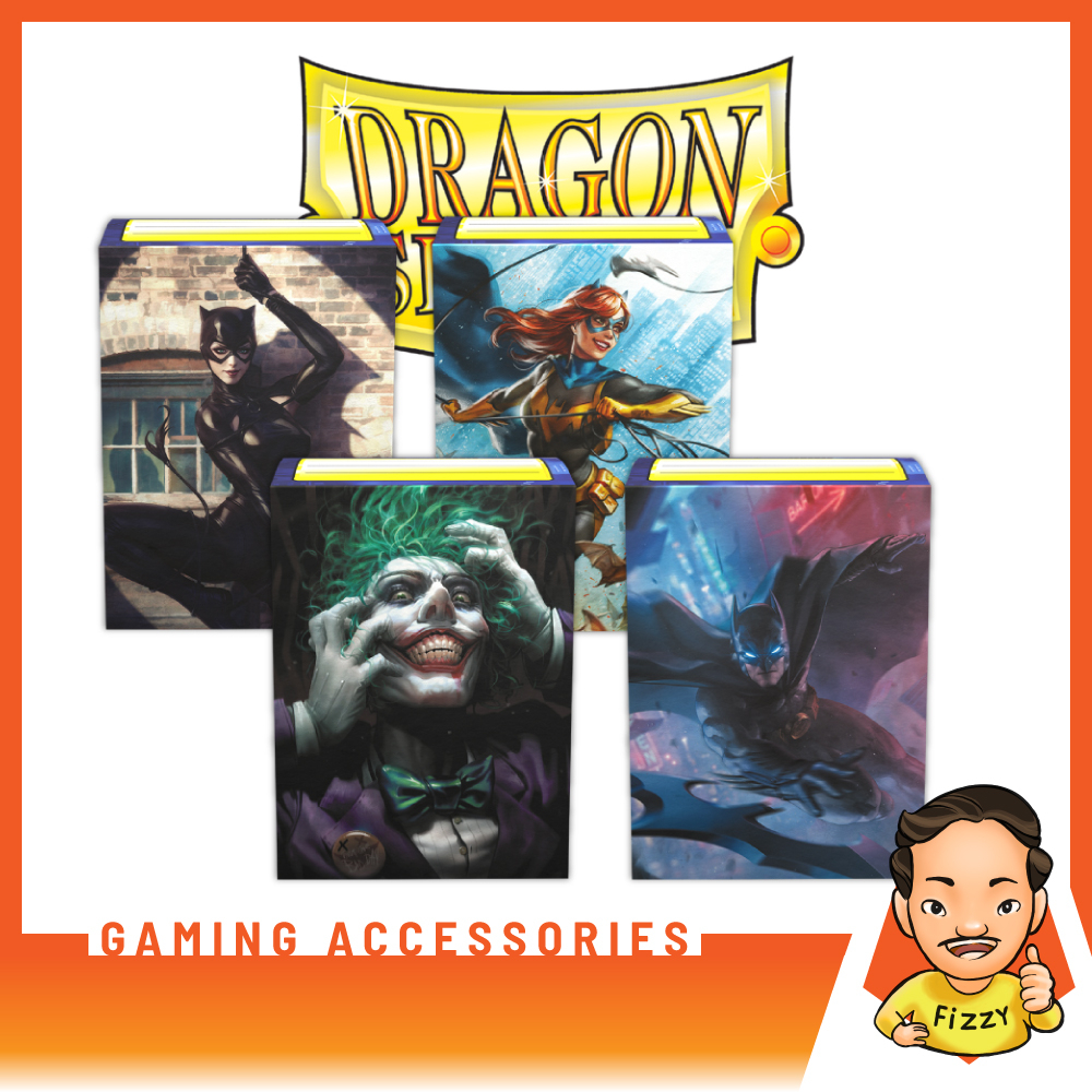 fizzy-dragon-shield-brushed-art-sleeves-dc-comic-series-ซองใส่การ์ด