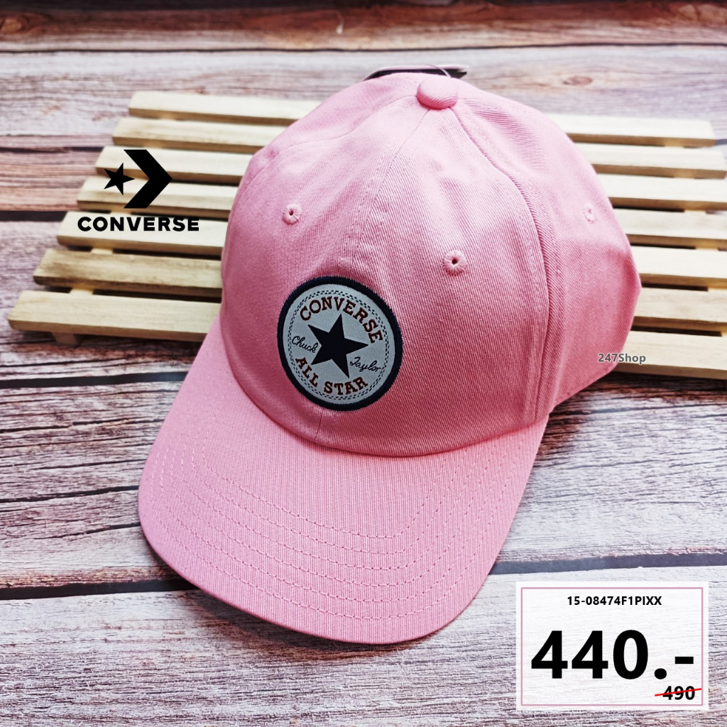 หมวก-converse-รุ่น-chuck-baseball-bb-cap-pink-รหัส-15-08474f1pixx