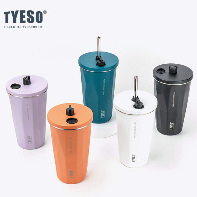 แก้วเก็บความเย็น แก้วกาแฟ TYESO กระติกน้ําร้อน / เย็น พร้อมหลอด ขวดน้ํา ขวดน้ํา ขวดน้ํา ขวดน้ําสเตนเลส แก้วเยติ แก้วน้ําเก็บความเย็น ส่งจากกรุงเทพ - แก้วเก็บความเย็น ยี่ห้อไหนดี