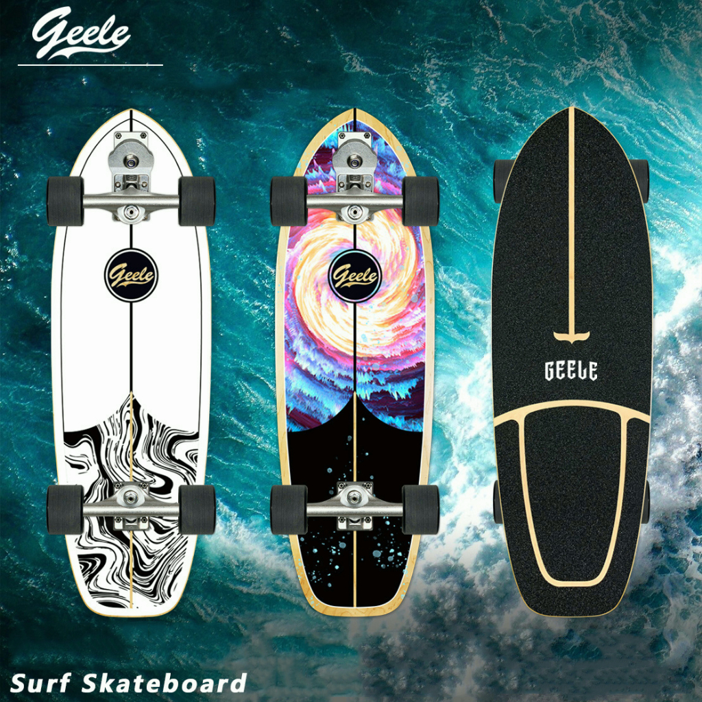 geele-land-surfboard-cx4-กระดานฝึกสกีสําหรับผู้ใหญ่มือใหม่-skip-pedal-simulation-กระดานฝึกโต้คลื่น-สเก็ตบอร์ด