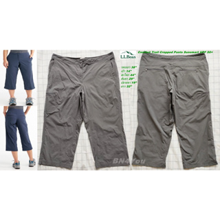 L.L.Bean Comfort Trail Cropped Pants Sunsmart UPF 50+กางเกงวิ่งเทรล กางเกงเดินป่าปีนเขา กันแดด-ไซส์ 38"(สภาพเหมือนใหม่)