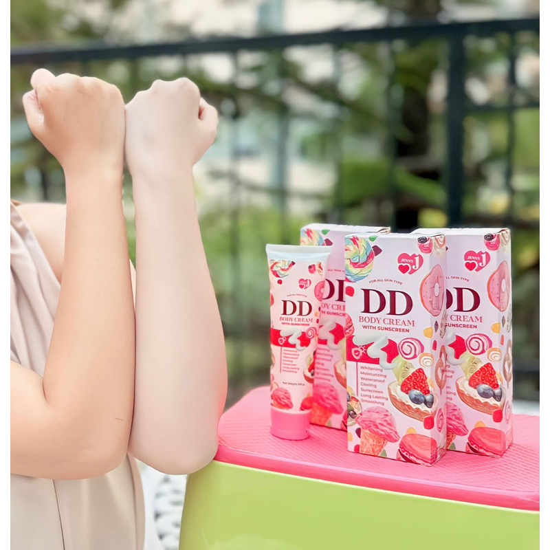 ของแท้-พร้อมส่ง-dd-เจนนี่-body-cream-กันแดดตัวขาว-กันน้ำ-กันเหงื่อ-ไม่ติดขน-สงกรานต์นี้ไม่ต้องกลัวผิวเสีย-1-หลอด-100g