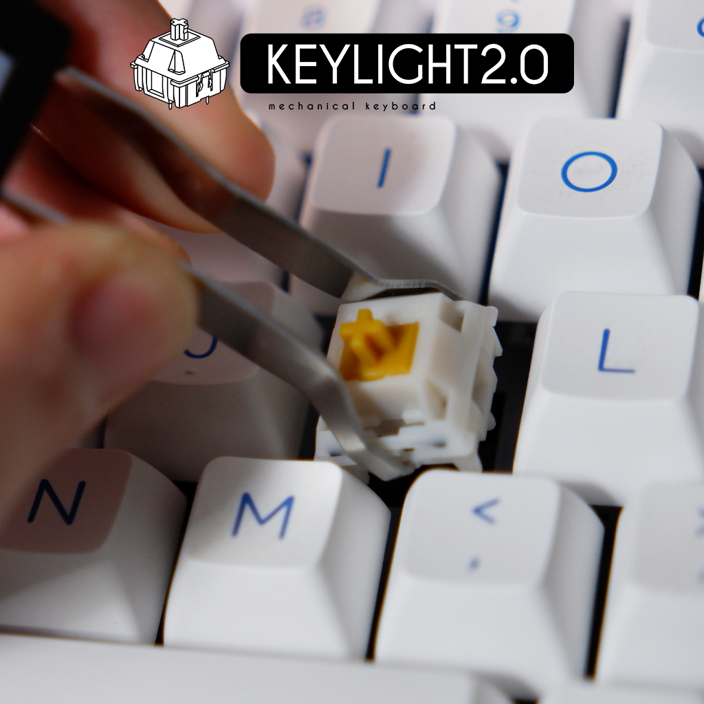 ภาพหน้าปกสินค้าKeycap Puller 2in1 ตัวดึงคีย์แคป ที่ดึงสวิตช์ คีย์บอร์ด จากร้าน keylight2.0 บน Shopee