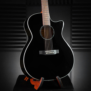 St.Matthew GA-1E Plus+ Jet Black SOLID SITKA SPRUCE / MAHOGANY St.Matthew Guitar Music Acoustic Guitar กีตาร์โปร่ง