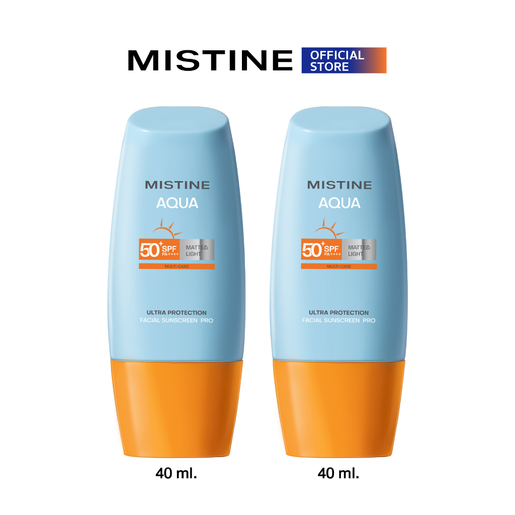 [PACK X2] MISTINE AQUA BASE ULTRA PROTECTION MATTE&LIGHT FACIAL