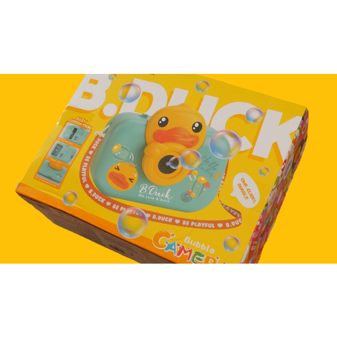 b-duck-ของเล่นกล้องเป็ดน้อยเป่าฟองสบู่-รูปทรงธรรมดา-bubble-camera-wl-bd416-ของเล่นสำหรับเด็ก-แบรนด์bduck